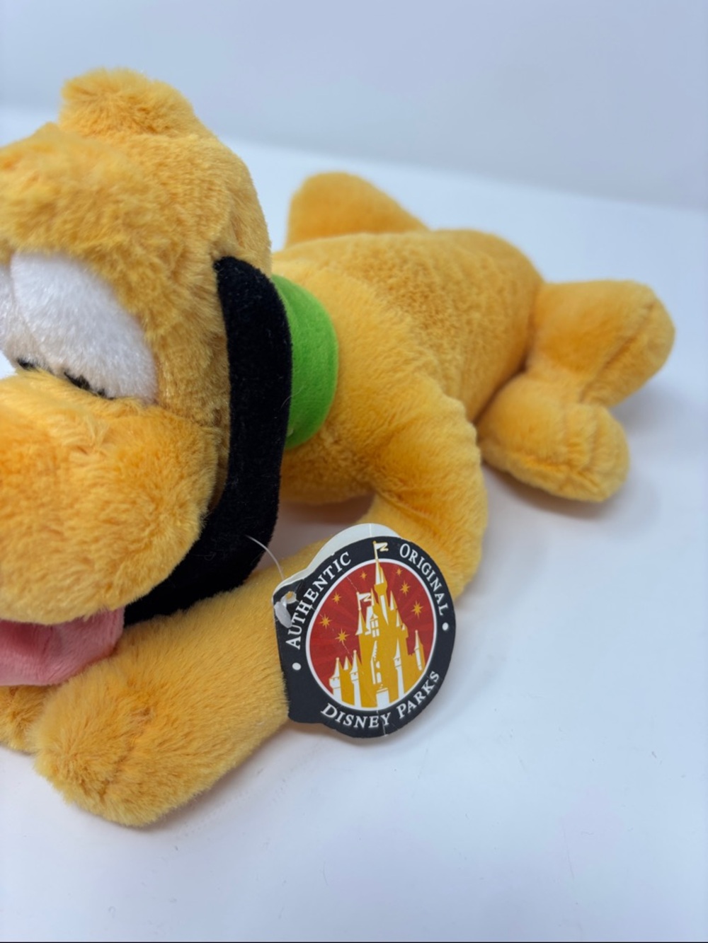 Disney Yellow Pluto Plush Dog Toy with Black Ears Pluto - Picture 3 of 4